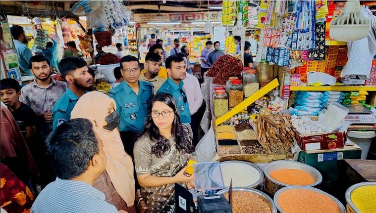 Market monitoring teams fine several businesses in city