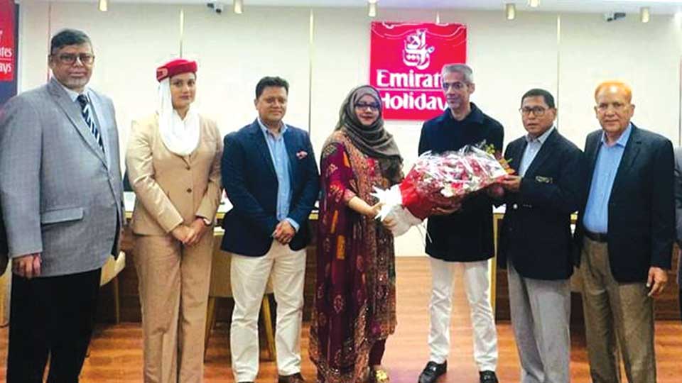 Saimon Group represents Emirates Holidays in Bangladesh